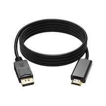 4k Displayport To Hdmı Görüntü Kablosu - 3 Metre - Displayport Erkek'ten Hdmı Erkek'e Ultra Hd Dönüştürücü Kablo-jl-d1030k
