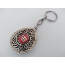 Fiat Anahtarlık Metal İşlemeli 1.kalite Maskot, Oto Anahtarlığı