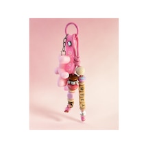 Genel Markalar Kişiye Özel Çanta Aksesuarı/isimlik Ahşap/charm Pembe Pembe