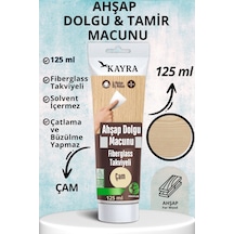 Çam Renk Ahşap Tamir Macunu 125 Ml Mobilya Masa Dolap Sehpa Çizik Çatlak Giderici Parke Çatlak Dolgusu Parke Çizik Tamiri Lamine Parke Ve Ahşap Yüzeyler İçin Onarıcı Macun Tahta Tamirat Macunu Çam