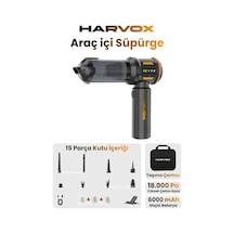 18000pa Güçlü Vakum Araç Süpürgesi Taşınabilir Çantalı 6000mah Bataryalı Üflemeli Hxvc-003