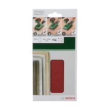 Zımpara Kağıdı 10'lu Set 93 185 Mm 60 120 180 Kum 8 Delik Gri