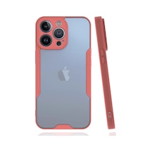 Newface Apple Apple iPhone Uyumlu  14 Pro Kılıf Platin Silikon - Pembe