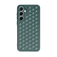 Samsung Galaxy A25 5g Kılıf Petek Silikon Kapak - Koyu Yeşil 0.2M-Çok Renkli