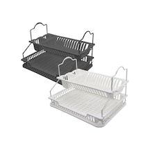 Plastik Tabaklık 2 Katlı 4172 Çok Renkli