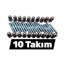 Egsoz Saplama Ve Somun Takım Cg - 6 Mm - 10 Set
