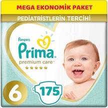 Prima Premium Care Bebek Bezi Beden:6 (13+Kg) Extra Large 175 Ade