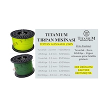 Titanium  İtal  Tırpan  Misinası  Altı  Köşe  3.0  Mm  920  Metre