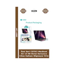 Özel Seri Coteci Apple MacBook Uyumlu Air 13 Hd Ekran Koruyucu Cihaz Kalkanı Bilgisayar Örtü