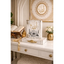 Ev Aksesuar Ahşap Kitap Kutu Seti Beyaz - 627784249 Beyaz