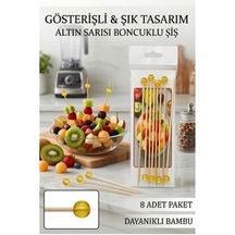 Dekoratif Büyük Boy Kürdan - Sarı