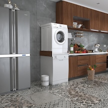 Kenzlife Çamaşır&bulaşık Makinesi Dolabı Olenka Cvz 015 70 60 Banyo Aparatı Arkalıksız Beyaz