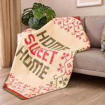 Soft Home Pamuklu Tv Battaniyesi - Renkli - 130x170 Cm