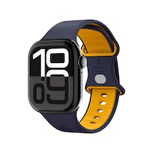 Apple Watch 42mm Seri 12/11/10 İle Uyumlu Kordon Kayış Band Nano Pop Blueberry Navy - Amp09325 Çok Renkli