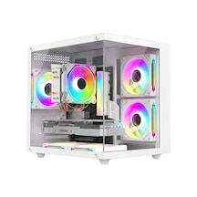 Xaser River X20 R5-5500 16 GB 512 GB M.2 Nvme Ssd 6 GB Rtx3050 23.8"  Free Dos Masaüstü Oyuncu Bilgisayarı