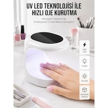 Protez Tırnak Kurutucu Kalıcı Oje Led Oje Kurutucu Uv Işınlı Taşınabilir 67669963
