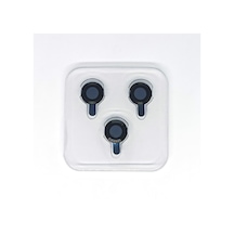 Apple Uyumlu iPhone 12 Pro Mercek-Lens Kamera Koruyucu Siyah