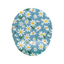 Papatya Desenli Bilek Destekli Mouse Pad Çok Renkli