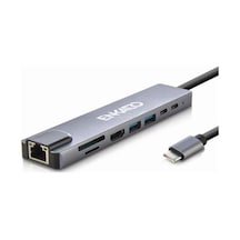 Enkado Ekd-tp42 Type-c To To Hdmı 8in 2pd+2 Usb 2,0 +hdmı 4k +sd-tf+ethernet 100mbs