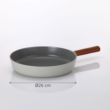 NEOFLAM FİKA ALÜMİNYUM DÖKÜM TAVA GRİ 26 CM