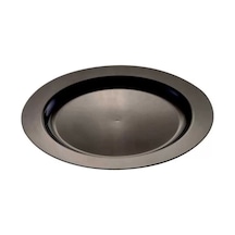 Plastik Siyah Tabak 26 Cm - 10 Adet
