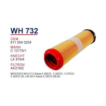 W211 E220 Cdı Dizel Hava Filtre Om646 150 Beygir 2002-2006 Model