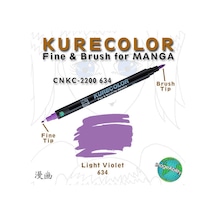 Zig Kurecolor Fine & Brush For Manga Çizim Kalemi 634 Light Viole