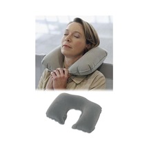 Seyahat Boyun Yastığı, Ergonomik Ortopedik, 25 X 35 Cm, Gri