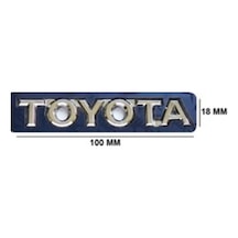 Toyota Uyumlu Toyota 18 10 Mm Krom Yazı