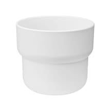 Beyaz Saksı 12 Cm ,Kalın Plastik 12 Cm Yapay Bitki-Çiçek Saksı,Deliksiz İç*Dış Mekan