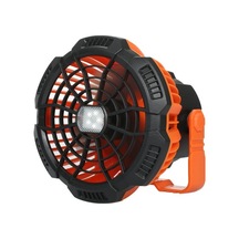 2'li Usb Şarj Edilebilir Led Işıklandırmaya Sahip Taşınabilir Fan Sc16y0 Siyah