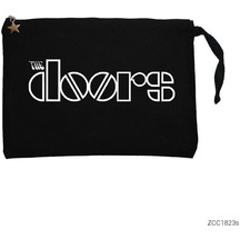 The Doors Outline Siyah Clutch Astarlı Cüzdan / El Çantası