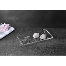 Paşabahçe Madlen Dikdörtgen Tatlı Tabağı - 2'li - 22cmx12cm Çok Renkli