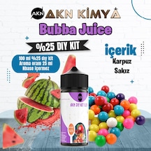 Bubba Juice Yoğun Dıy Kit Karpuz Sakız Gıda Aroması %25 Oranda Aroma İçerir Hazır Değildir 100 Ml