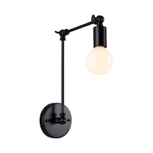 Mylights Retro Mat Siyah Akrobat Aplik Mafsalı Siyah