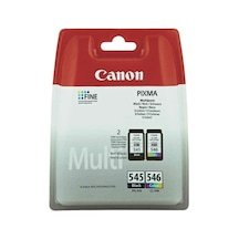 Canon Pg - 545 Siyah Ve Cl - 546 Renkli  Mürekkep Kartuş 2'li Paket 8287b005