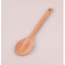 Balsa Bls-029a Ahşap Yemek Servis Kaşığı 28 Cm Mudanis