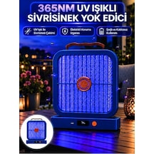 Mey İthalat Şarjlı Uv Işıklı Sinek Öldürücü Cihaz Mavi Elektrikli Sivrisinek Yok Edici