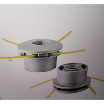 Motorlu Tırpan Örümcek Başlık Metal Universal