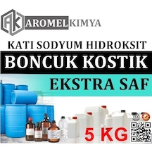 Aromel Boncuk Kostik Katı Sodyum Hidroksit Ekstra Saf 5 Kg