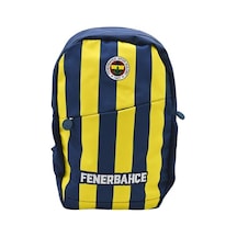 Fenerbahçe Lisanslı Çubuklu Forma Desenli Okul Sırt Çantası 3 Bölmeli Diğer