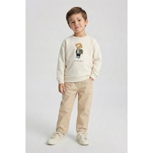 Dmb Boys & Girls Erkek Çocuk Pantolon Mavi 1-7 Yaş Krem-2793