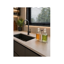 Buççin Online Mağaza Sabunluk - Metal Standlı Ahşap Saplı 2 500 Ml - Beyaz Cam Beyaz Çok Renkli