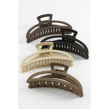 Oval Renkli Mandal Toka 12 Cm Kahverengi