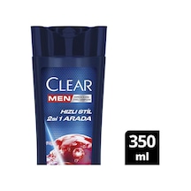 2 Adet Clear Men Hızlı Stil 2in1 Şampuan 350 Ml
