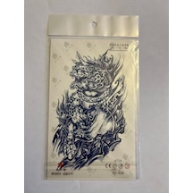Vahşi Yaratık 18x11 Cm Aylık Yarı Kalıcı Kalıcı Geçici Dövme Yapıştırma Dövme