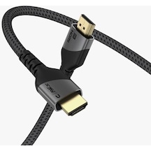 8k Uhd Hdmı 2.1 48 Gbps / 24k /alüminyum Gövdeli 8k 60hz-4k 120hz-2k 240hz-fhd 240hz Destekli 2 Metre Premium Hdmı Kablo C-hp-b1