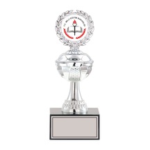 Odak Kupa - Small Kupalar - S-067 C - 26 Cm Altın - Beyaz