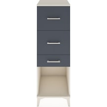 Hyperion Dolap 3 Çekmeceli 44x44x134 Aytaşı-antrasit Aytaşı