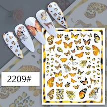 Adanil Kelebek Jaguar Desenli Sticker J0-2209